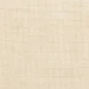 Light wood and cream curtain fabric swatch with warm beige tones and soft linen texture.