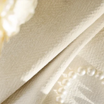 Herringbone texture curtain with soft minimalist drape