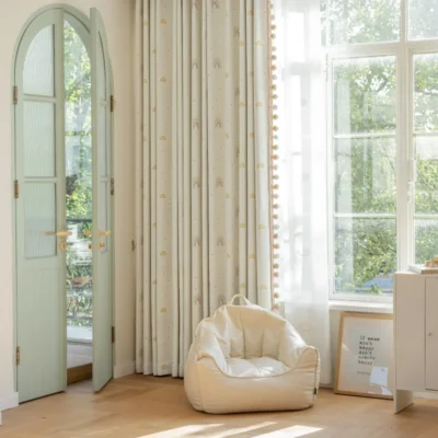 Sky Rainbow Curtain – Textured Jacquard Curtain.