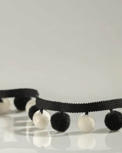 Serene Pom Fringe – Soft Pom Pom Trim for Curtains