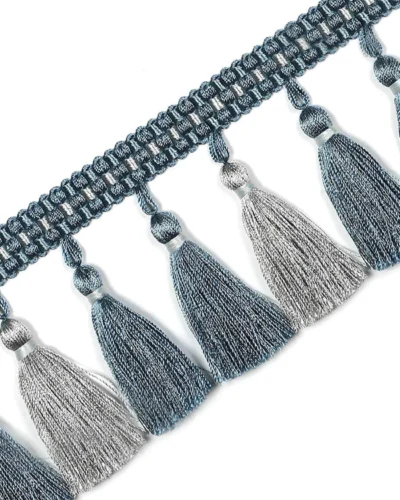 Color Isle tassel fringe trim – multicolor decorative curtain trim