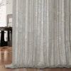Close-up of Botanic Veil Curtain showcasing delicate botanical texture and light-filtering sheer fabric