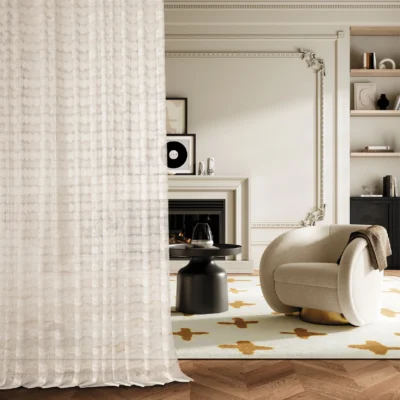 Lightflow Lace Curtain – Subtle Textured Voile