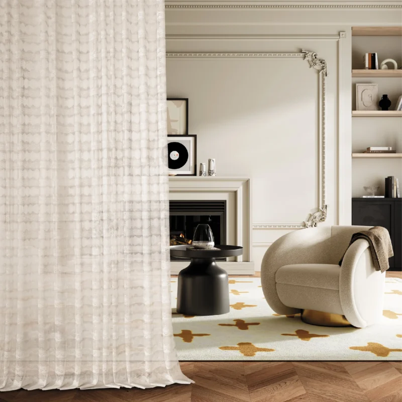 Lightflow Lace Curtain – Subtle Textured Voile