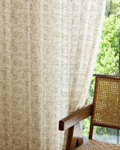Willow Whisper Curtain hanging in a light-filled room