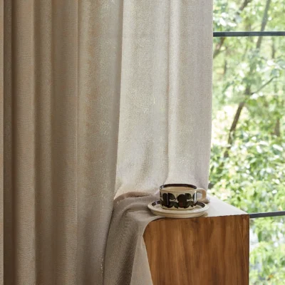 Cloud Veil Jacquard Curtain – Elegant Sheer Layers for Modern Interiors