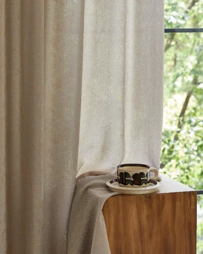 Cloud Veil Jacquard Curtain – Elegant Sheer Layers for Modern Interiors