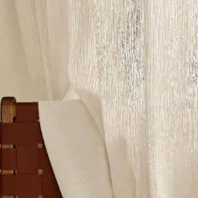 Cloud Veil Curtain – soft chenille sheer panel