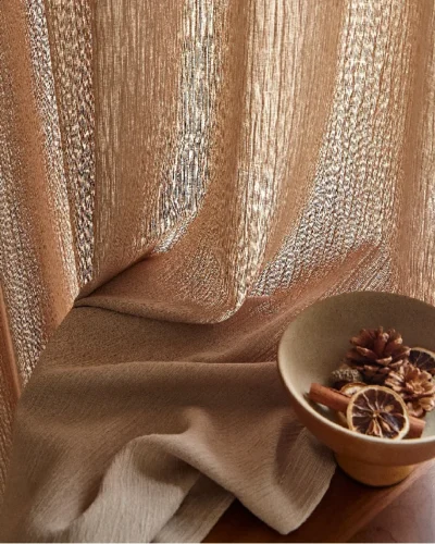 Cloud Veil Curtain – soft chenille sheer panel