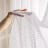 Vertical Stripe Sheer Curtain – Soft Textured Voile