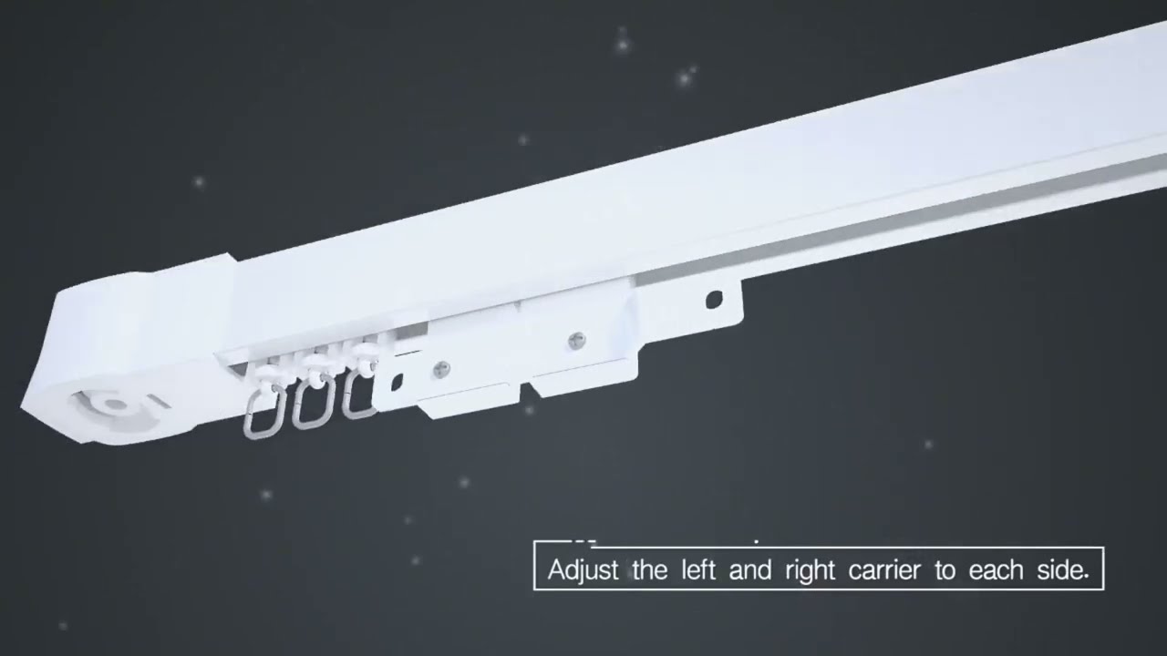 Easy-Install Extendable Electric Curtain Track for Modern Homes
