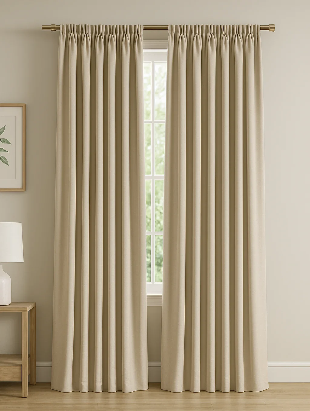 3.0x curtain fullness – maximum pleat ratio for dense, elegant drapes