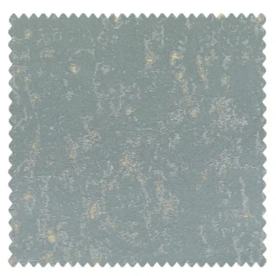 High-precision curtain fabric swatch with gilded texture in soft blue tone, from Gilded Texture Curtain collection.