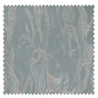 Dark grey jacquard curtain fabric with stone-inspired texture and copper undertones