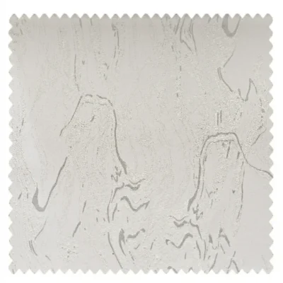 Beige-grey jacquard curtain fabric with soft stone vein design and matte finish