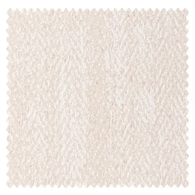 Soft blush herringbone curtain fabric with subtle woven texture for minimalist decor