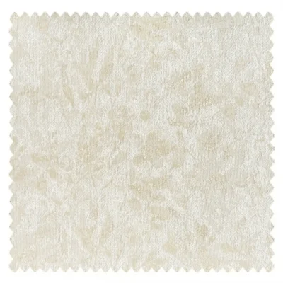 Botanical textured curtain fabric sample for Japandi or modern interiors