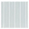 Light blue striped jacquard curtain fabric sample with vertical woven texture