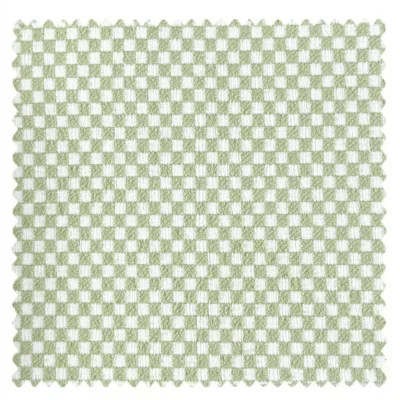 Light green mosaic jacquard curtain fabric with soft geometric weave