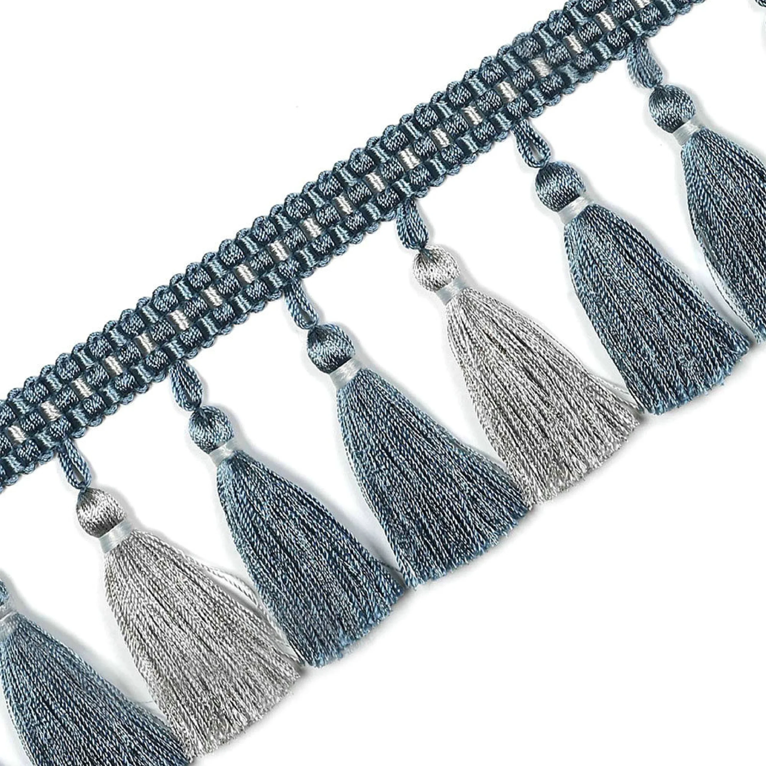 Color Isle tassel fringe trim – multicolor decorative curtain trim