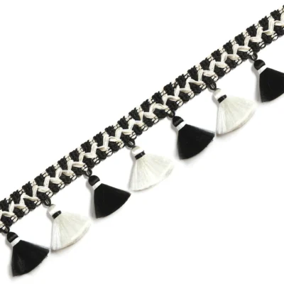 Classic Weave Tassel Fringe Trim for Curtains