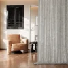 Botanic Veil Curtain in a modern living room with natural light filtering through textured sheer fabric