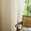 Willow Whisper Curtain hanging in a light-filled room
