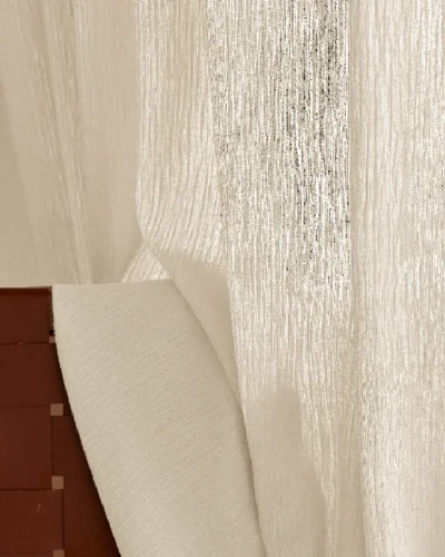 Cloud Veil Curtain – soft chenille sheer panel