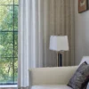 Zen bamboo sheer curtain with jacquard texture