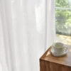 Cloud Veil Curtain in Soft Morning Light – Chenille Sheer for Cozy Interiors