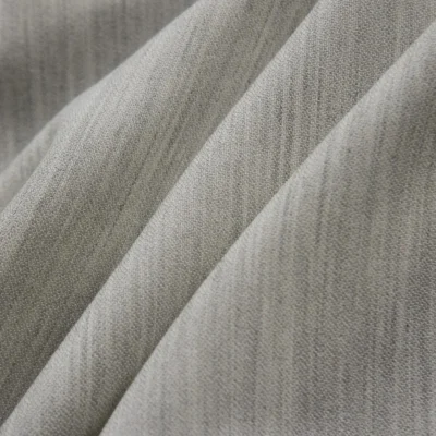 Silvermist light-filtering grey curtain fabric texture close-up