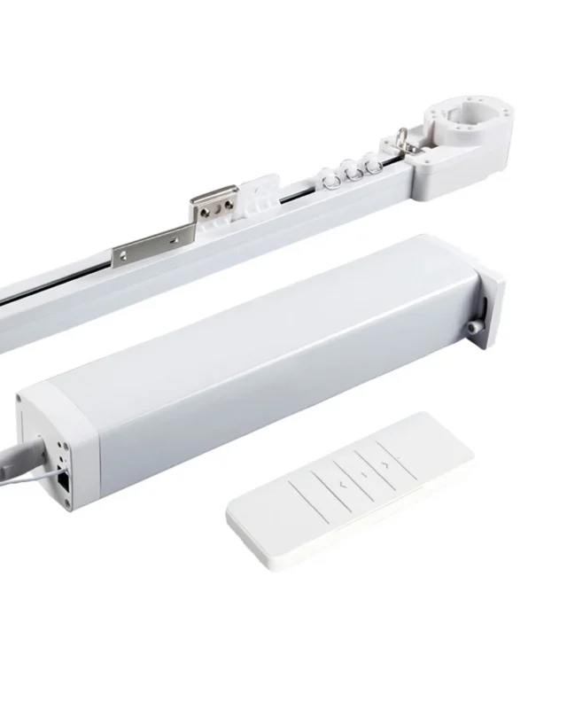 Smart motorised curtain track for custom curtains by Lemonho