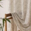 Willow Whisper Curtain – delicate botanical linen look curtains