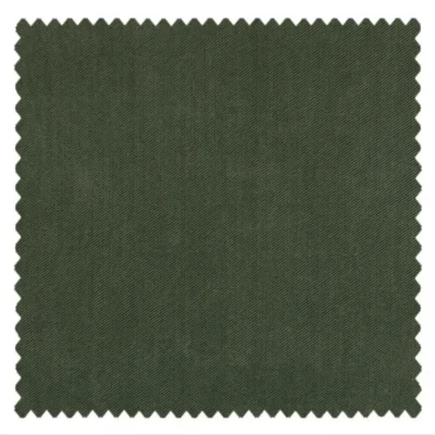 Forest green curtain fabric swatch – deep olive neutral