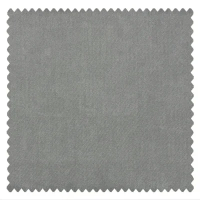 medium grey curtain fabric swatch – stone grey textured weave