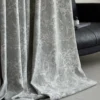 Airy Embossed Jacquard Sheer Curtain – Elegant S-curve Wave | Lemonho