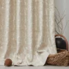 Soft Mist Jacquard Curtain AU – quiet cloud texture, S-curve wave fold