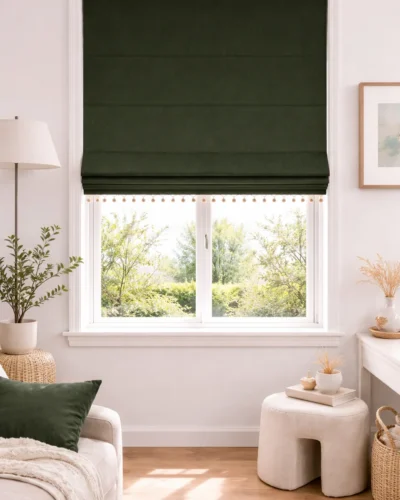 custom roman shades australia – modern minimal made to measure roman shade in full colour range