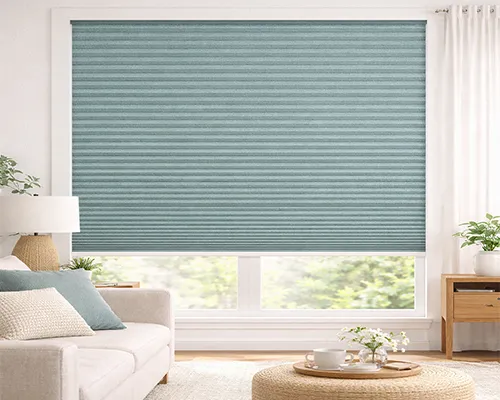 Honeycomb blind production for energy efficiency, privacy, and everyday light control.