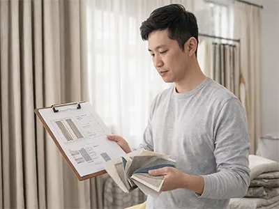 Factory review for custom curtain orders