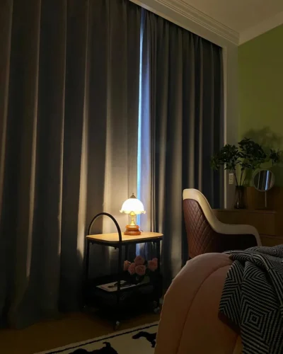 95% blackout curtains for bedrooms in a modern interior