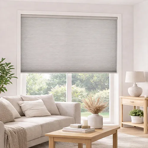 Blinds and shades in a modern interior for light control, privacy, and custom window styling