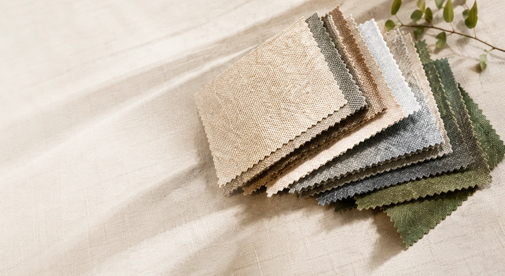 Curtain fabric swatches and samples for blockout fabrics, sheers, trims, tie backs and decorative accessories