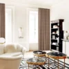 Soft Shade Curtain minimal blackout drapes in a modern living room by Lemonho